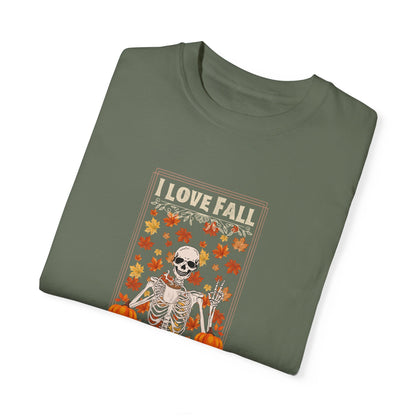 I Love Fall Prevention T-shirt with Fall Colors