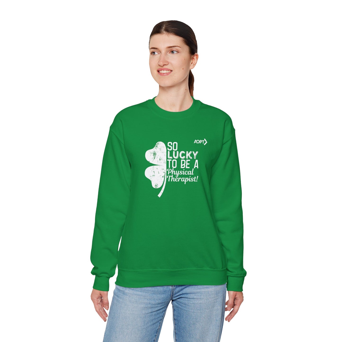 So Lucky to Be A PT Sweatshirt- Women's