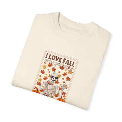 I Love Fall Prevention T-shirt with Fall Colors