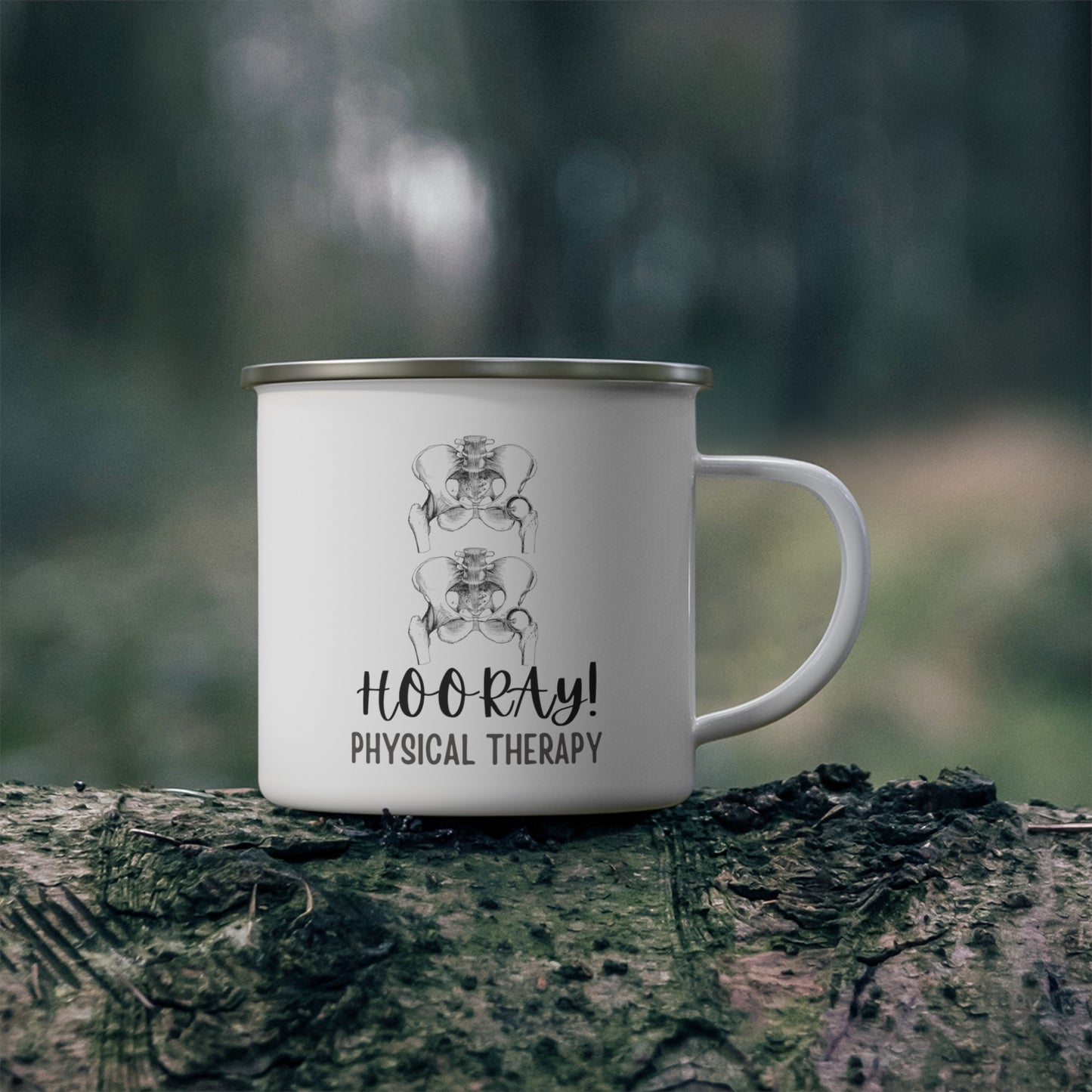 Hip Hip Hooray PT Enamel Mug