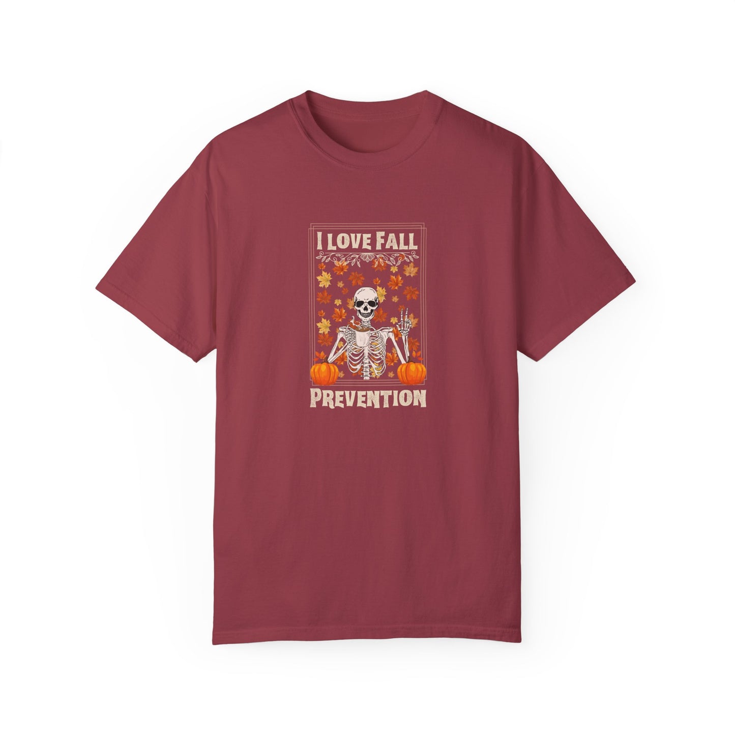 I Love Fall Prevention T-shirt with Fall Colors