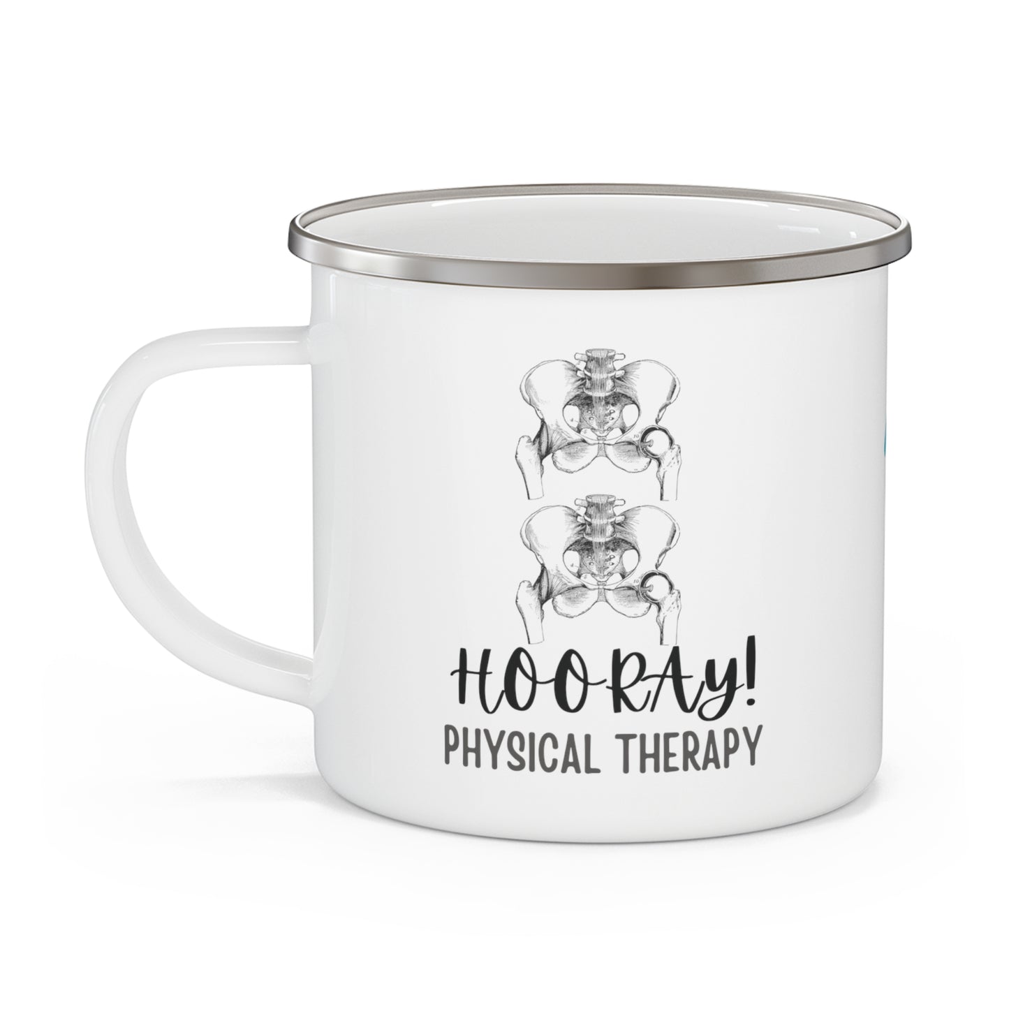 Hip Hip Hooray PT Enamel Mug