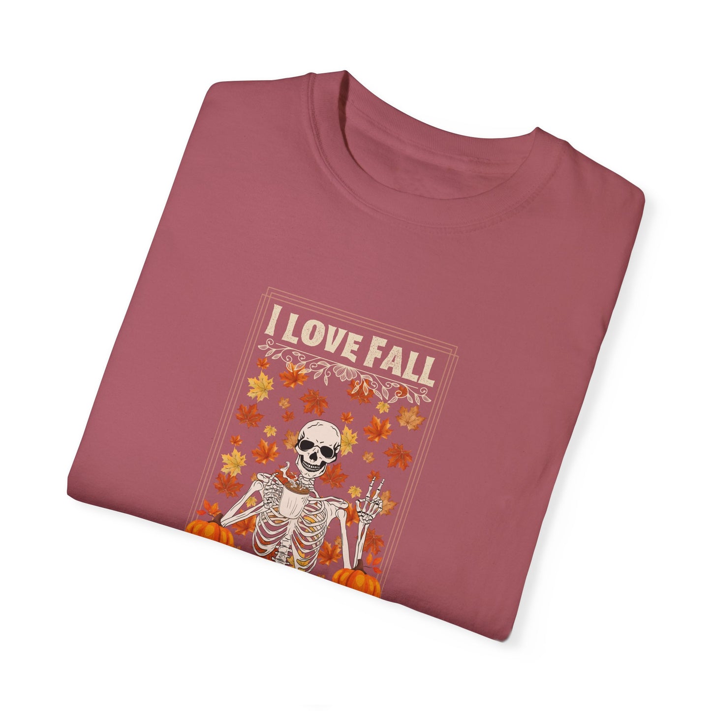 I Love Fall Prevention T-shirt with Fall Colors