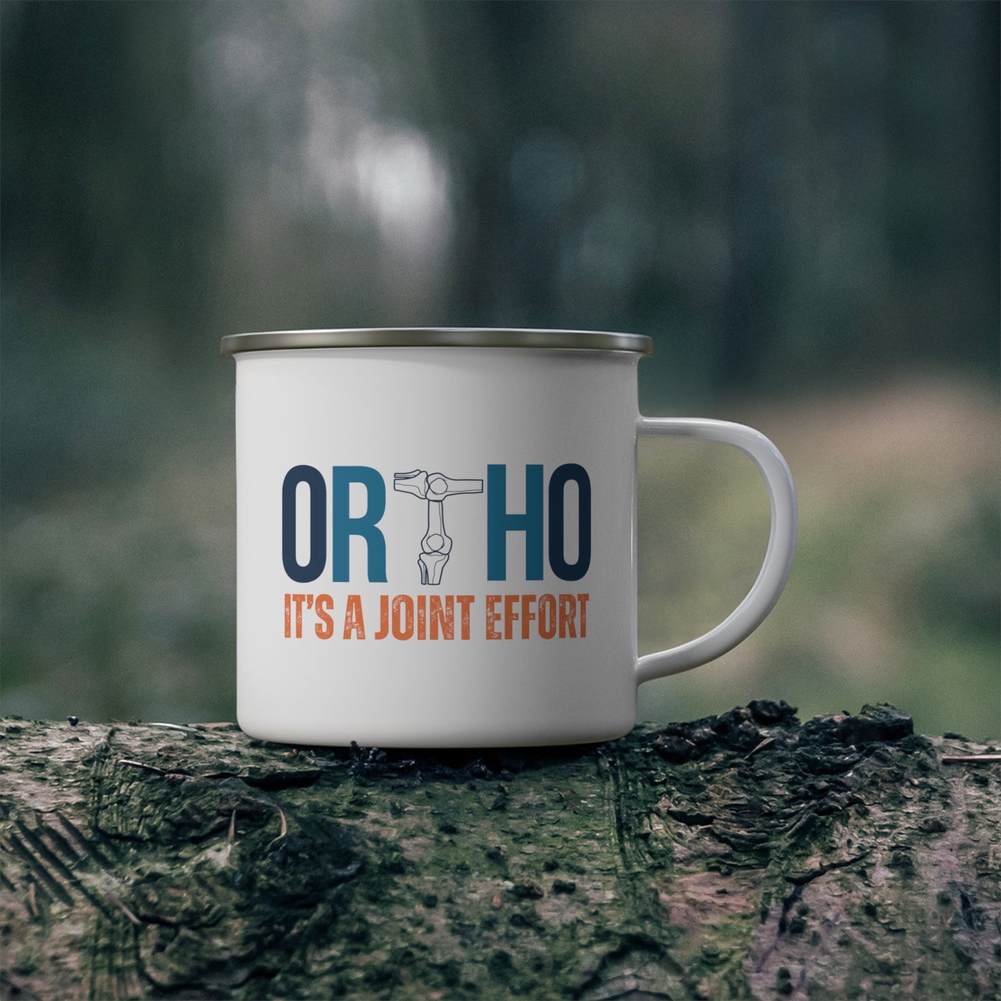 It's A Joint Effort Enamel Mug