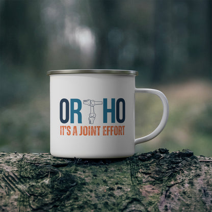 It's A Joint Effort Enamel Mug