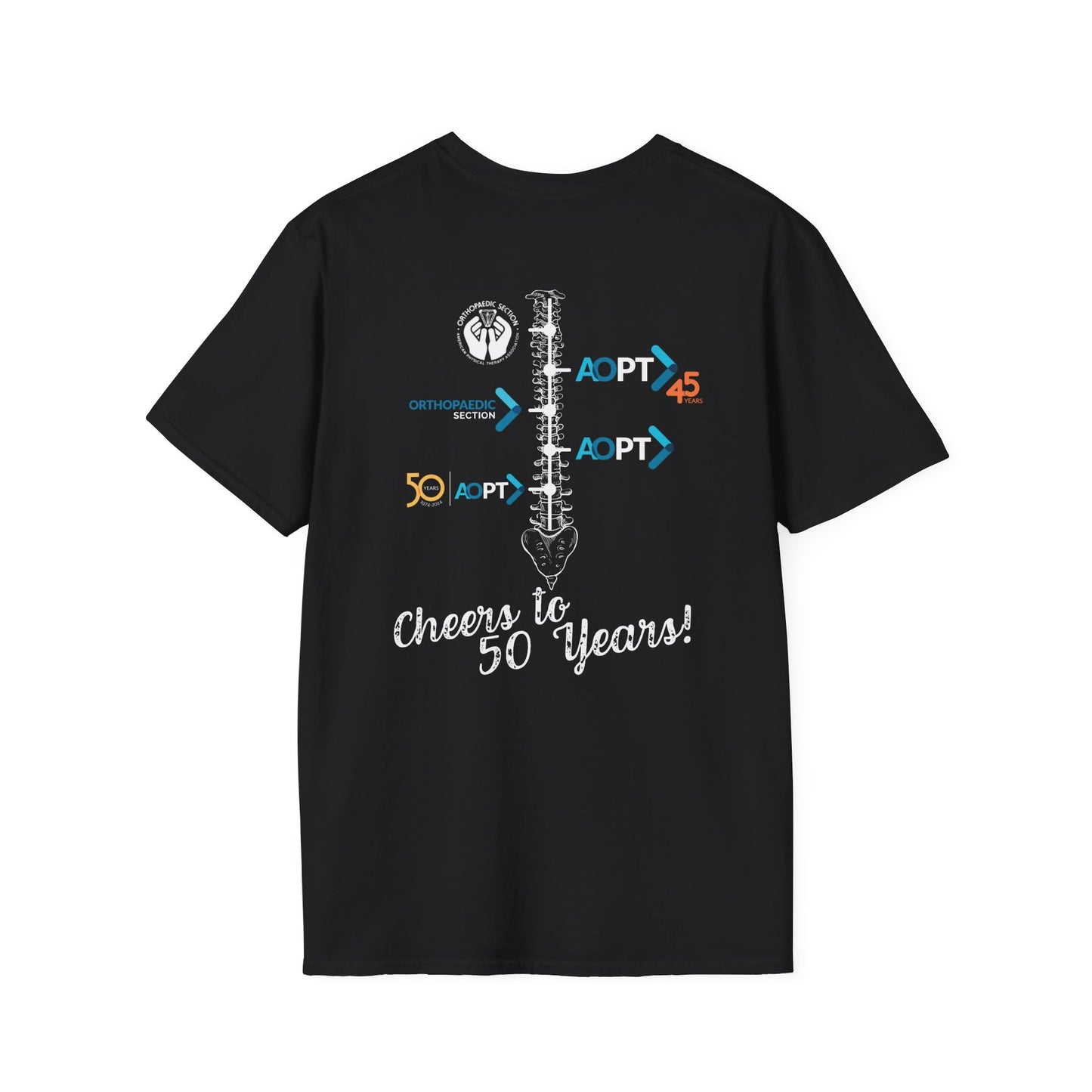 50th Spine Timeline T-shirt