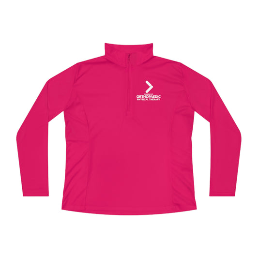 AOPT Ladies Quarter-Zip Pullover (Logo on Back)