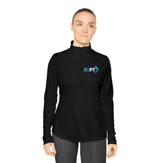 AOPT Quarter-Zip Pullover- Women's