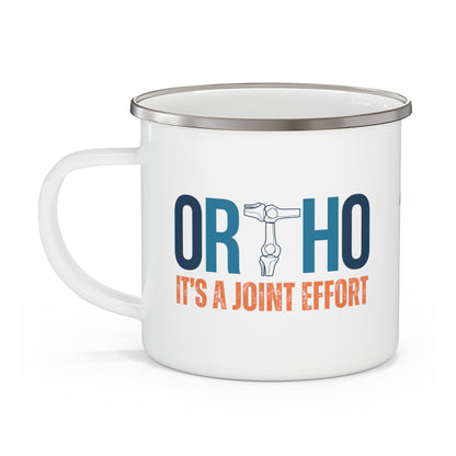 It's A Joint Effort Enamel Mug